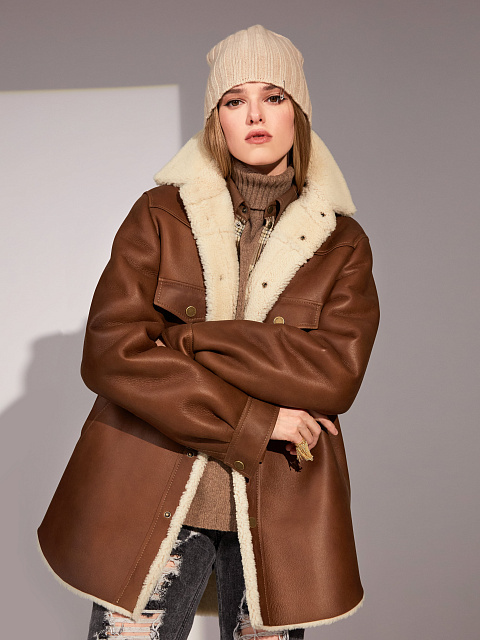 Молочная кашемировая шапка с булавкой из серебра, 2