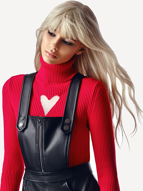 Красная водолазка с сердцем, 6 Красная водолазка с сердцем, 6