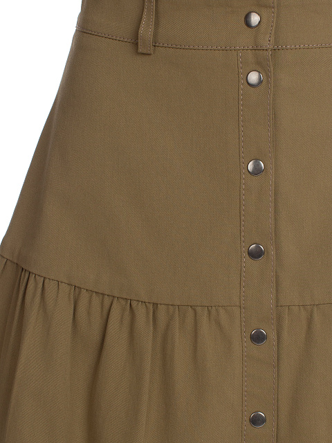 Костюм из джинсовой ткани цвета хаки, 3