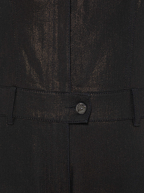 Черный комбинезон из денима с напылением, 3 Черный комбинезон из денима с напылением, 3