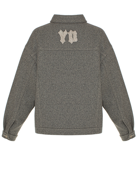 Серая куртка из шерсти с подкладом из меха свакара, 2