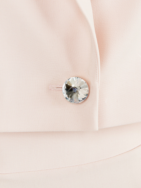 Розовый костюм-двойка с бахромой из страз, 4