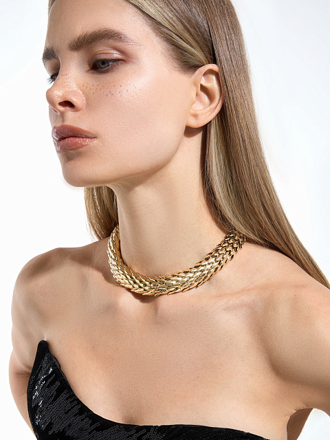 Колье "Dragon" из желтого золота, 1