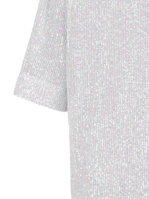 Белый топ в пайетках, 3