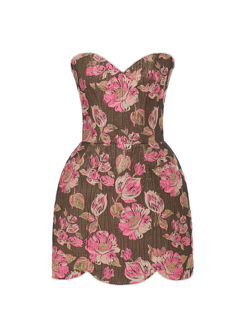 Костюм из жакета и платья-мини, 6