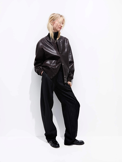 Бомбер из кожи оленя, 4