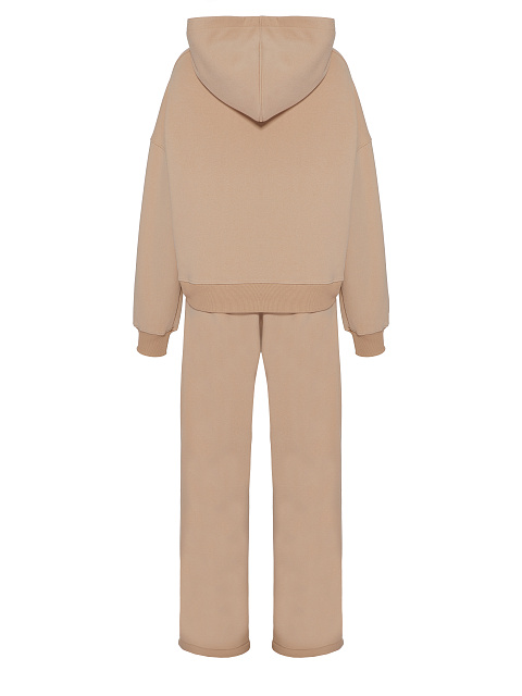 Бежевый спортивный костюм из футера, 2