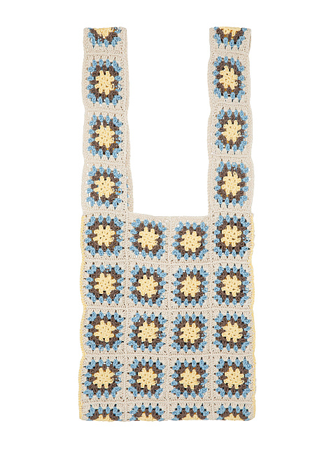 Вязаная сумка-шоппер, 1 Вязаная сумка-шоппер, 1