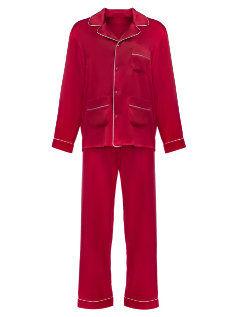 Красная пижама с вышивкой на спине, 1