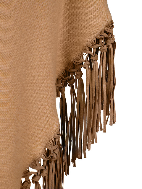 Светло-коричневый кашемировый платок, 3 Светло-коричневый кашемировый платок, 3