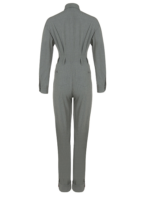 Светло-серый комбинезон в полоску, 2