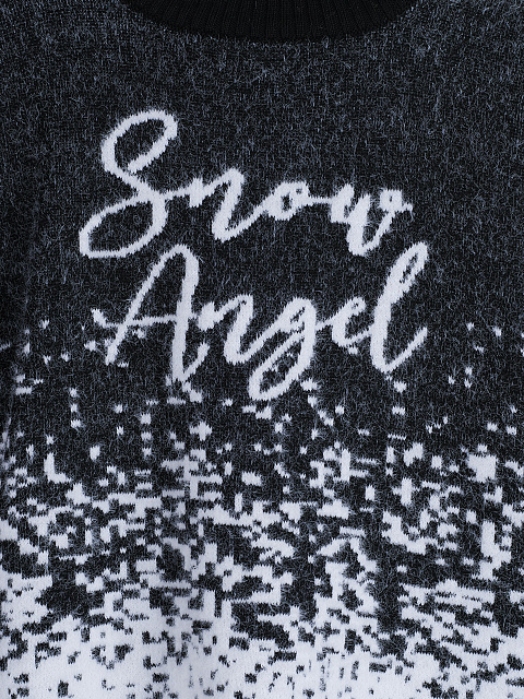 Черный свитер Snow Angel, 3