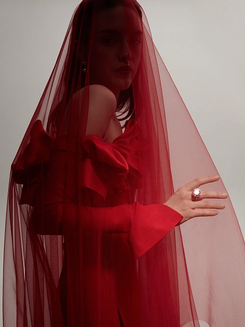 Кольцо из белого золота с бриллиантом, 5 Кольцо из белого золота с бриллиантом, 5