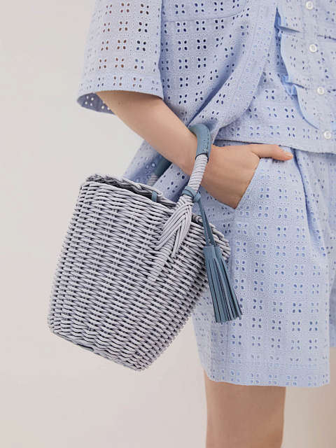 Голубые шорты из хлопка, 5 Голубые шорты из хлопка, 5