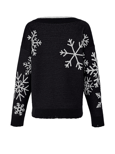 Черный пуловер Snow Season, 2