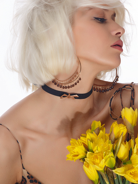 Кулон в виде банта из желтого золота, 2 Кулон в виде банта из желтого золота, 2