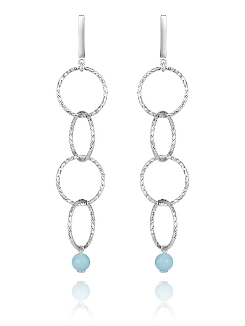 Серьги из серебра и бирюзы, 1
