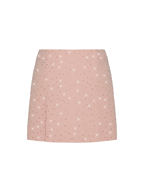 Розовый костюм-тройка в стразах, 4