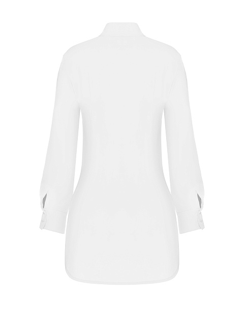 Белое платье-рубашка на пуговицах, 3