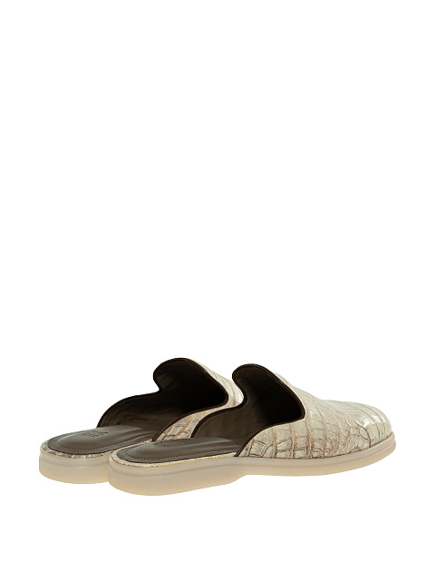Мужские мюли из кожи гималайского крокодила, 3