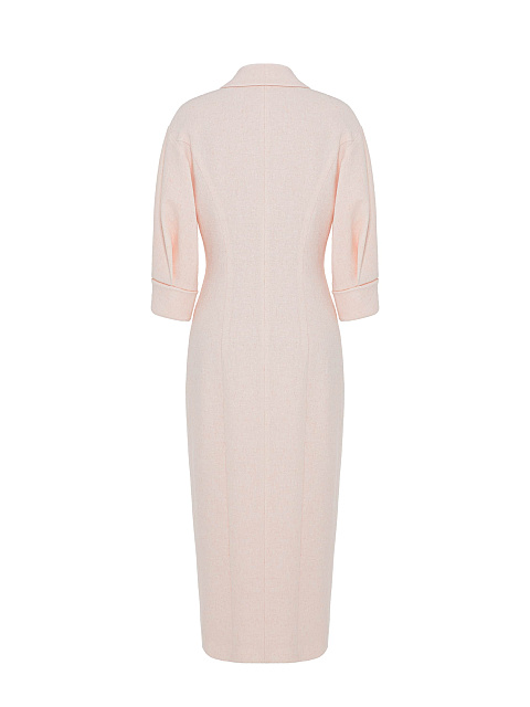 Светло-розовое платье из твида, 5