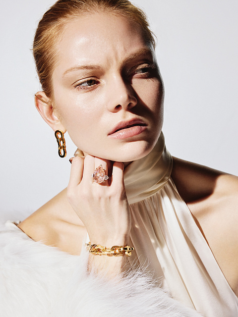 Браслет-цепь из желтого золота, 3