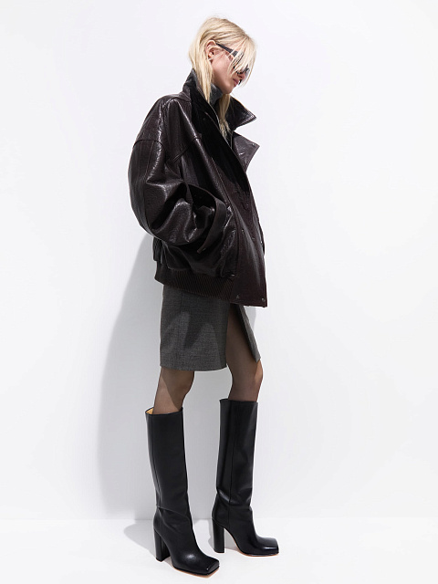 Юбка из костюмной ткани в клетку, 3 Юбка из костюмной ткани в клетку, 3