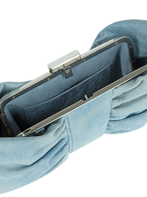 Голубая сумка из джинсовой ткани, 3