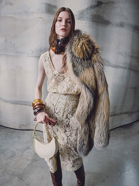 Бежевый топ из кружева, 2