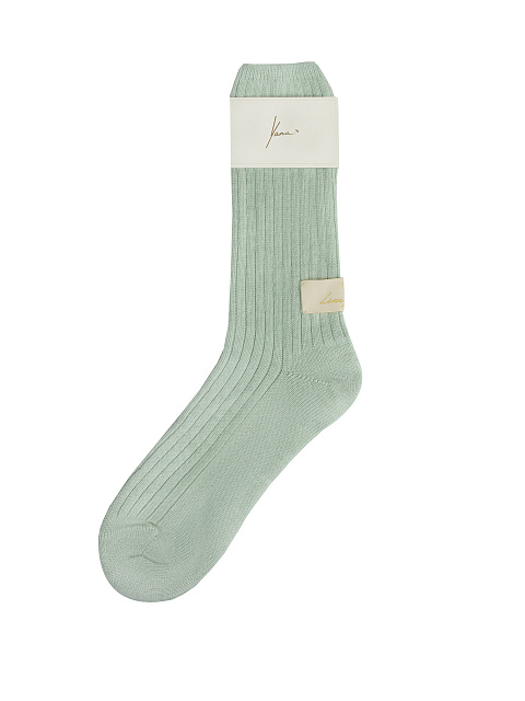 Зеленые носки из шерсти и кашемира, 1