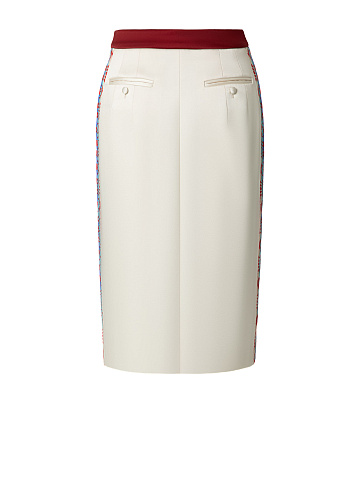 Двухцветная юбка-миди, 2