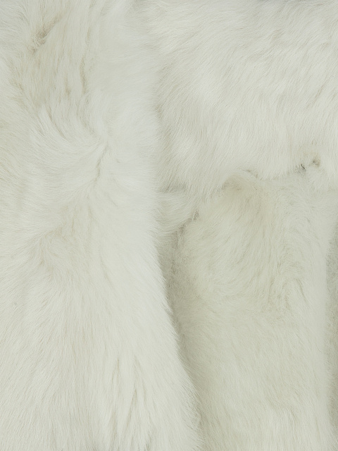 Жилет из овчины с контрастным белым мехом, 5 Жилет из овчины с контрастным белым мехом, 5