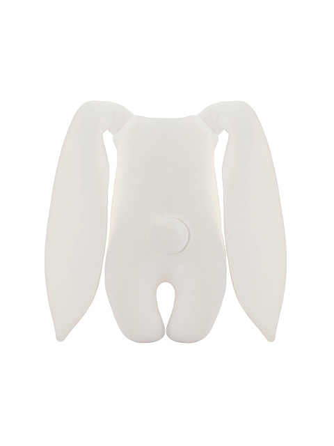 Игрушка "Заяц" белая с салатовой вышивкой, 2