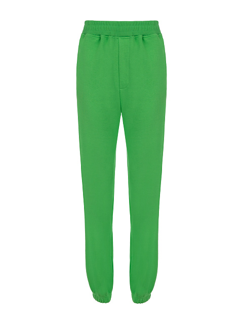 Зеленый трикотажный костюм с укороченной толстовкой, 3