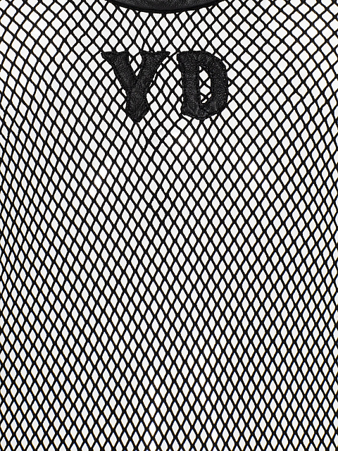 Черное платье-майка из сетки, 3