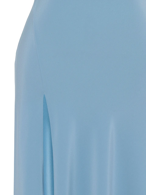 Голубое платье-макси из шелка, 3 Голубое платье-макси из шелка, 3