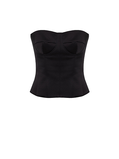 Черный атласный корсет, 1 Черный атласный корсет, 1
