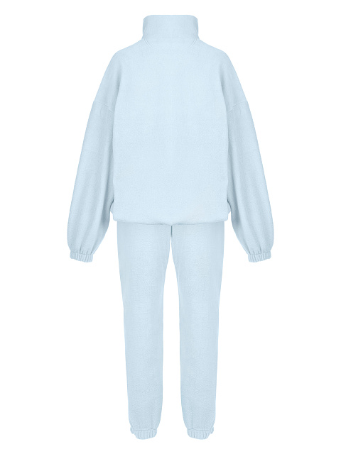 Голубой флисовый костюм с вышивкой, 2