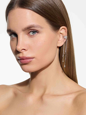 Кафф из белого золота с бриллиантами, 1 Кафф из белого золота с бриллиантами, 1