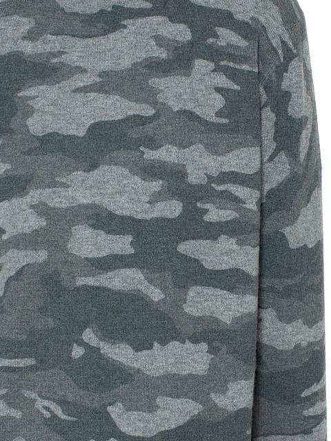 Серый мужской джемпер из кашемира с принтом, 3