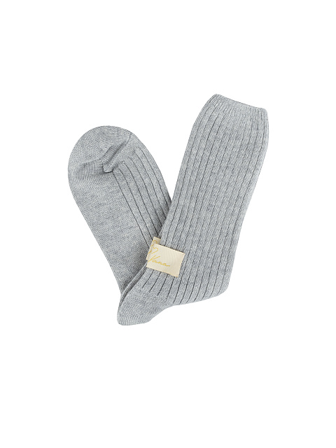 Светло-серые носки из шерсти и кашемира, 2