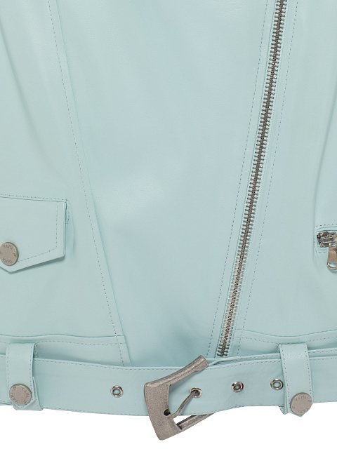 Объемная бирюзовая косуха с шипами, 3