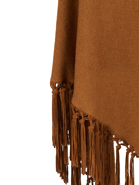 Коричневый кашемировый платок, 3