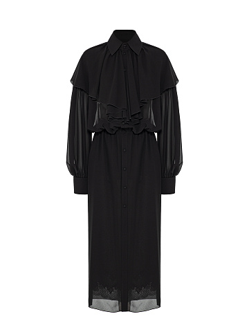 Черное платье-миди, 1