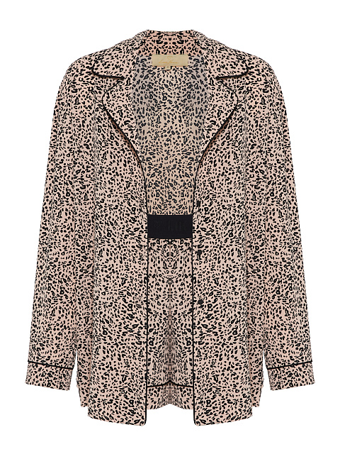 Розовая пижама с леопардовым принтом, 1