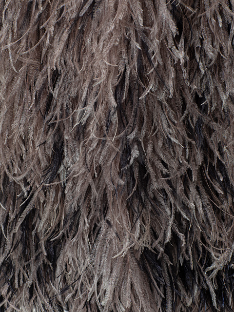 Платье-макси с перьями, 4