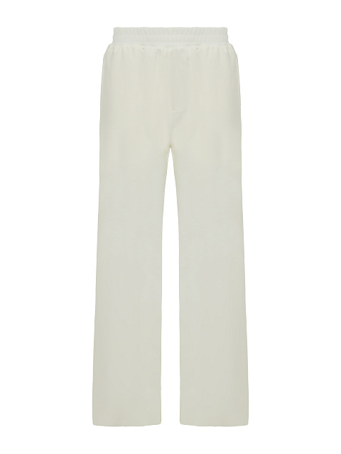 Белый трикотажный костюм Bad Girls Club с голубой вышивкой, 3