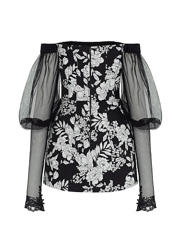 Черное платье-мини, 2