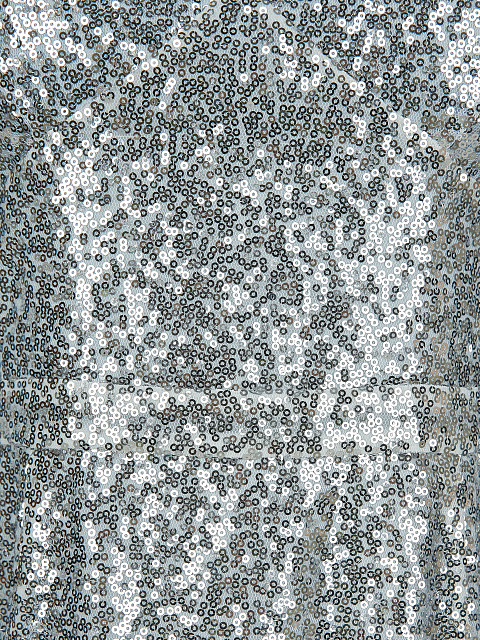 Платье-сарафан в серебристых пайетках, 3