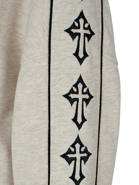 Бежевый трикотажный костюм с черной вышивкой, 5 Бежевый трикотажный костюм с черной вышивкой, 5